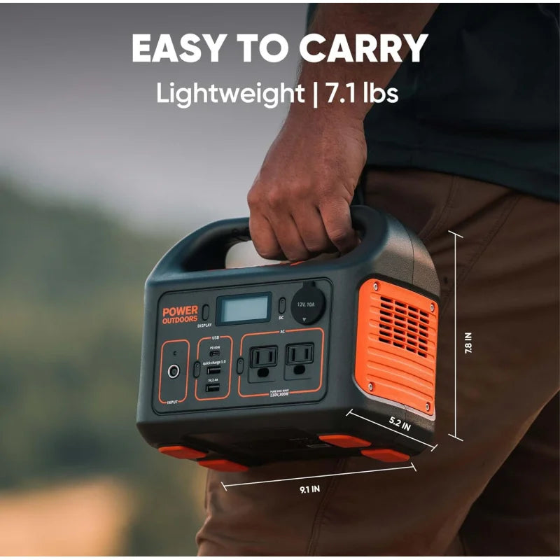 Jackery Portable Power Station Explorer 300,293Wh Backup Lithium Battery,Solar Generator for Outdoors Camping Travel Hunting etc
