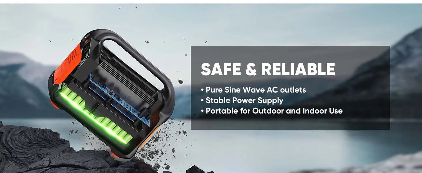 Jackery Portable Power Station Explorer 300,293Wh Backup Lithium Battery,Solar Generator for Outdoors Camping Travel Hunting etc