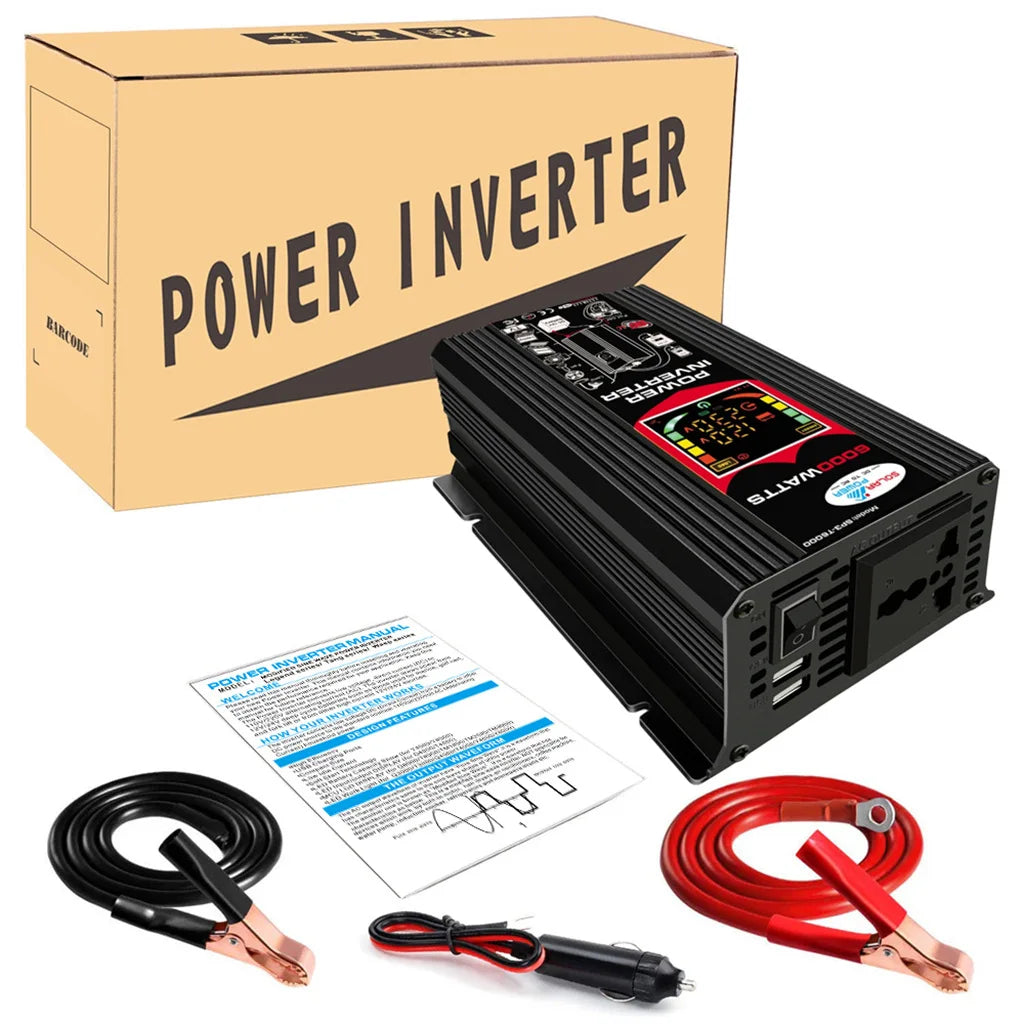 12V to 110V/220V Solar Panel System 12V Solar Panel Battery Charge Controller 4000W Solar Inverter Kit Complete Power Generation