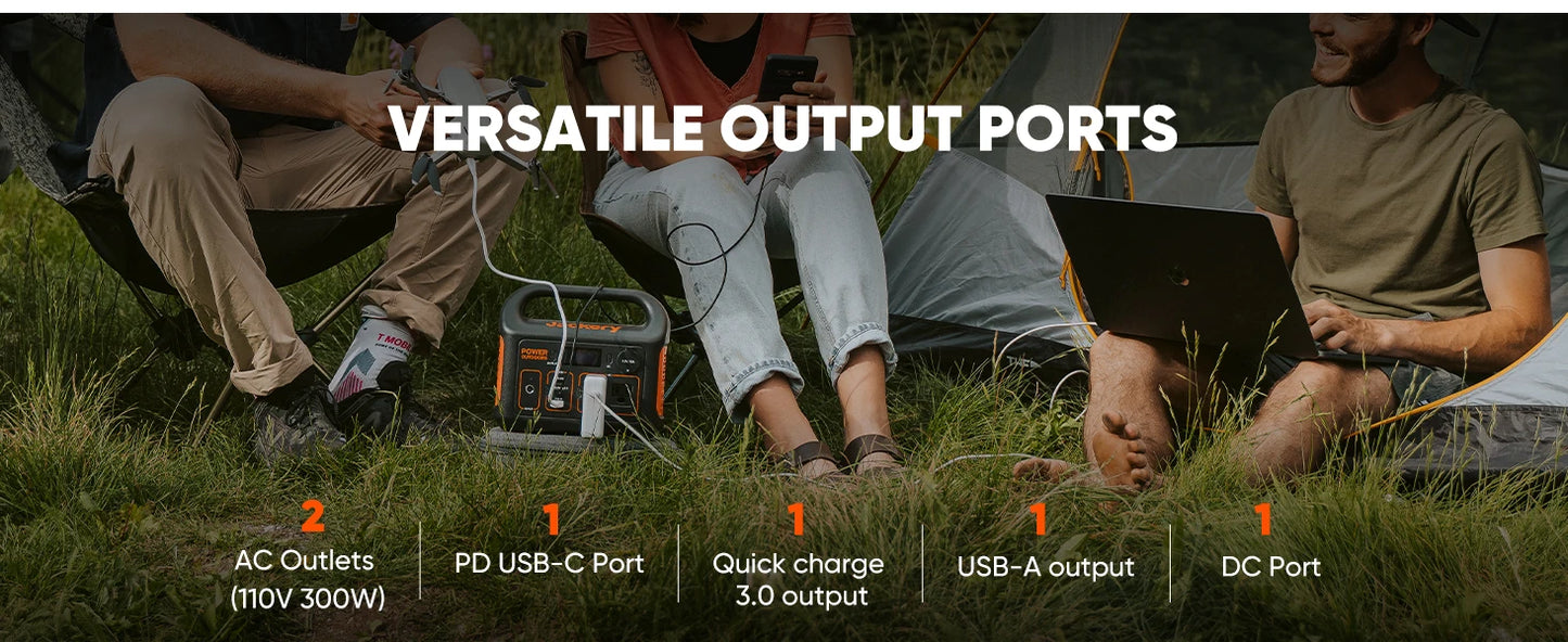 Jackery Portable Power Station Explorer 300,293Wh Backup Lithium Battery,Solar Generator for Outdoors Camping Travel Hunting etc